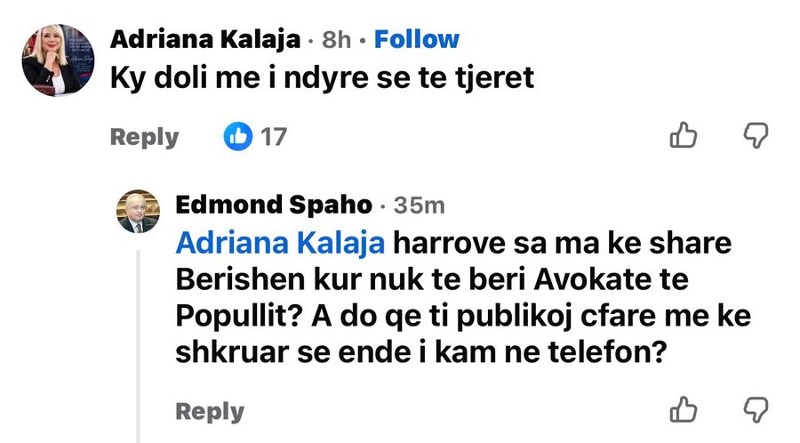“Je një rrotë k***”, postimi i aktivistit fut në