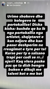 “Hëngre bukën e dikujt”, Rezart Veleshnja ‘shpërthen’ ndaj Salsano Rrapit: Për ty s’e rr*jti njeri kur ike nga Portokallia - PETRAVU